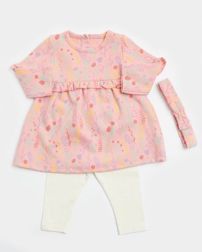 Three-Piece Dress Set (Newborn-12 months)